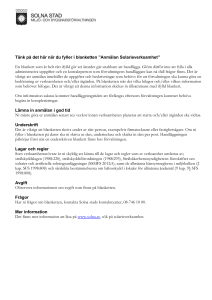 Anmälan Solarieverksamhet