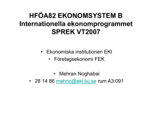 Kostnads- och intäktsanalys