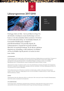 Läkarprogrammet 2017/2018