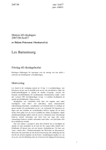 Motivering - Riksdagens öppna data