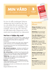 MIN VÅRD - Landstinget Dalarna