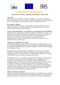 www.pediatric-rheumathology.printo.it SÄLLSYNTA JUVENILA