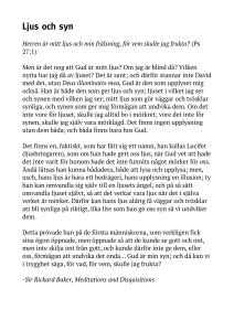Ljus och syn