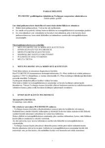 Pulmotec kuiva-aine inhalaatiojauhetta varten PL 2015-09-22