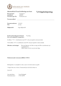 Akutmedicin II med inriktning mot barn 150603
