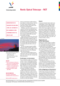 Nordic Optical Telescope – NOT