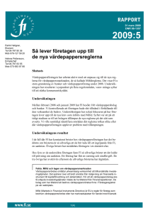 2009:5 - Finansinspektionen
