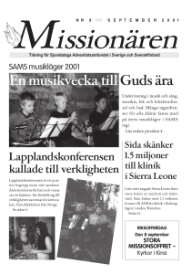 En musikvecka tillGuds ära