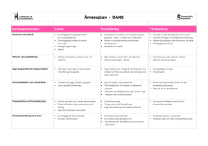 Ämnesplan - DANS pdf