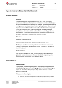 Hypertoni och preeklampsi (mödrahälsovård)