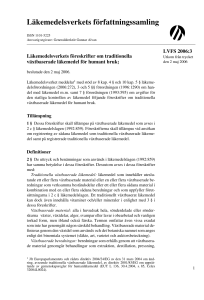LVFS 2006:3 - Läkemedelsverket