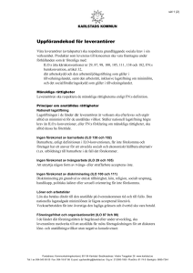 Uppförandekod etiska och social krav