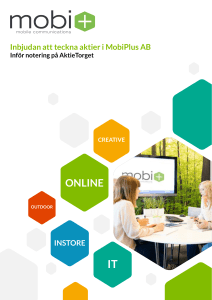 MobiPlus - Aktietorget