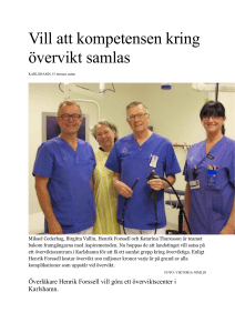 Vill att kompetensen kring övervikt samlas