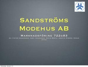 Marknadsföring 722g83