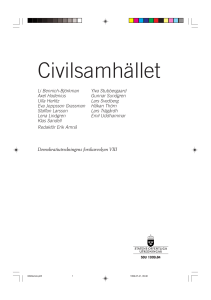Civilsamhället - Riksdagens öppna data