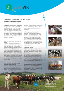 Genomisk selektion