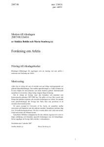Forskning om Arktis