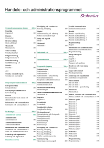 Handels- och administrationsprogrammet