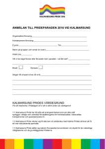 Kalmarsund Pride värdegrund