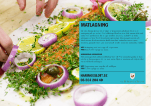 matlagning - Häringe Slott