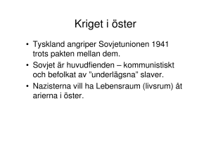 Microsoft PowerPoint - Kriget i \366ster [Skrivskyddad]