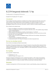 KTH | IL2238 Integrerad elektronik 7,5 hp