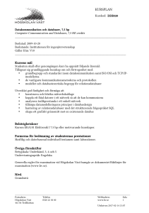 kursplan - Högskolan Väst