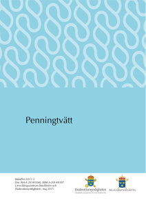 Penningtvätt - Åklagarmyndigheten