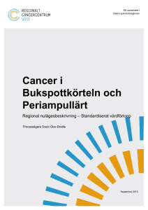 Cancer i Bukspottkörteln och Periampullärt