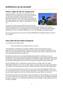 Buddhismens syn på sexualiteten