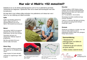 Presentation vid Utvecklingskraft primärvård