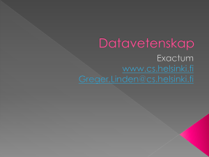 Institutionen för datavetenskap