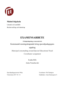 examensarbete - Malmö högskola