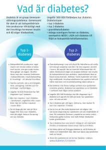 Vad är diabetes 2016