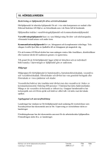 Kap 10 - Hörselvården - Landstinget i Värmland