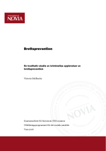Brottsprevention