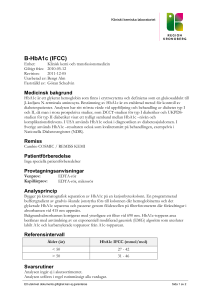 B-HbA1c (IFCC) - Region Kronoberg
