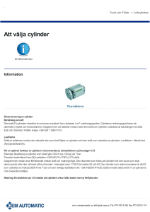 Att välja cylinder