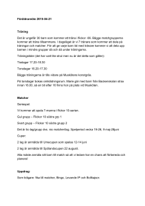 Föräldramöte 2015