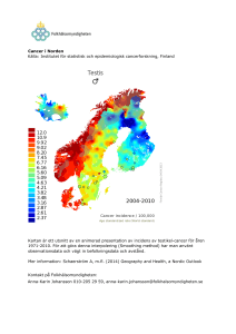 Cancer i Norden - Folkhälsomyndigheten