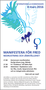 MANIFESTERA FÖR FRED