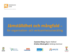 Jämställdhet och mångfald