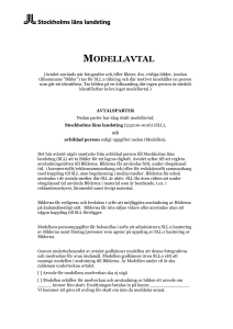 modellavtal