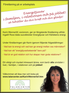 Energitjuvar i familjen, i relationen och på jobbet!