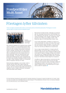 Multi Asset marknadsbrev
