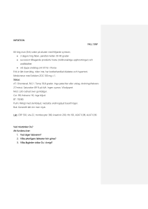 INFEKTION FALL 1:INF 66-årig man (Erik)