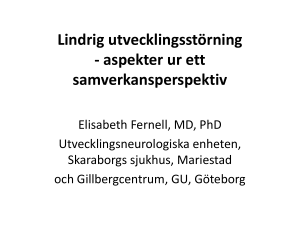 Lindrig utvecklingsstörning aspekter ur ett samverkansperspektiv