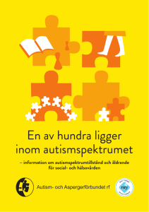 En av hundra ligger inom autismspektrumet