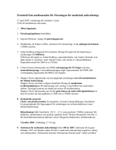 Protokoll för medlemsmöte för Föreningen för